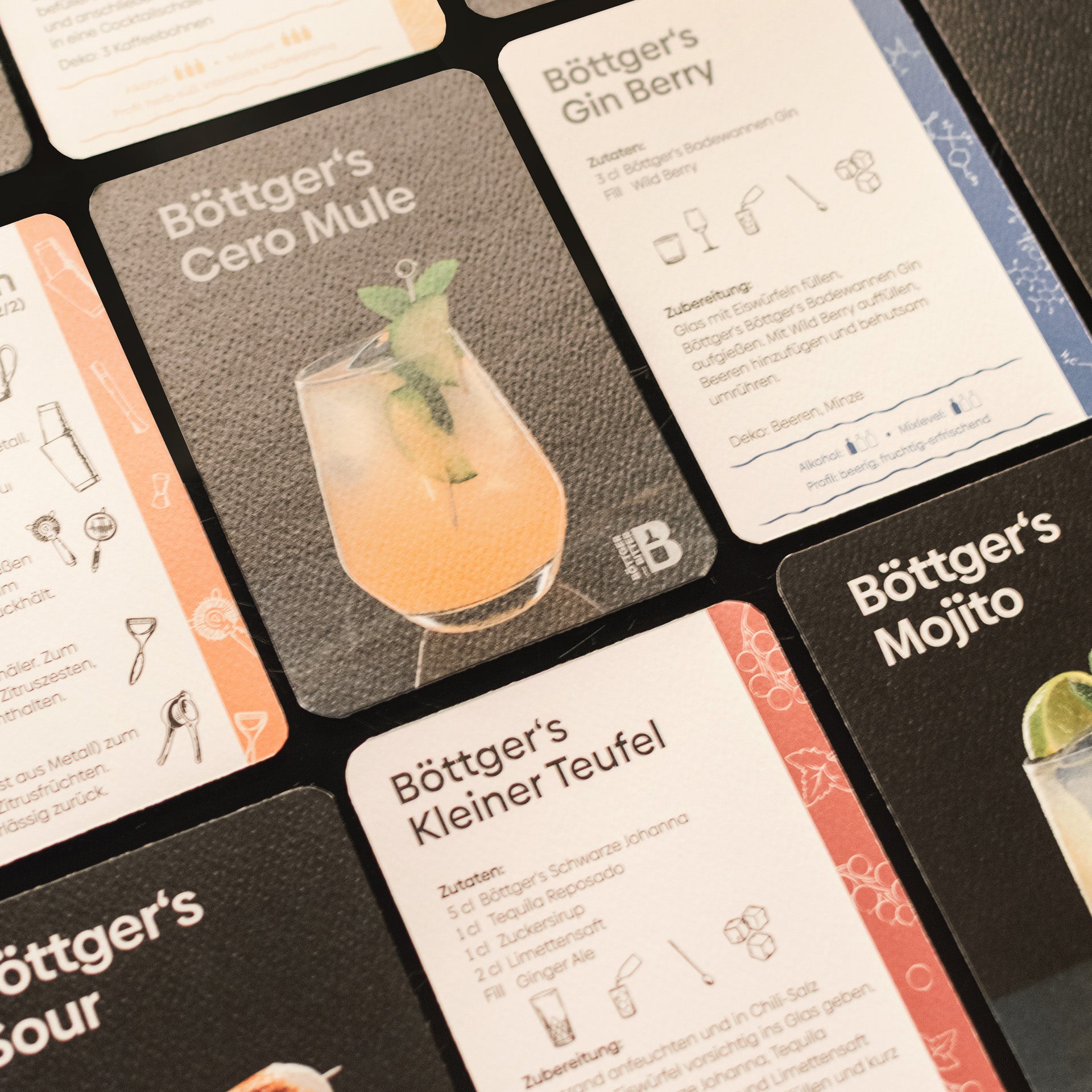 Böttger's Cocktailkarten Basis-Set